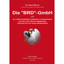 Die BRD-GmbH dritte Auflage mit Autoaufkleber Punisher (Bestrafer) Durchmesser 12 cm 
