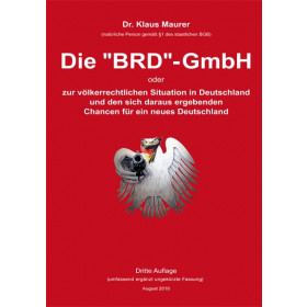 Die BRD-GmbH dritte Auflage